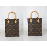 Louis Vuitton X25091401 Monogram Petit Sac Plat Mini Tote Bag (Very Good Condition)
