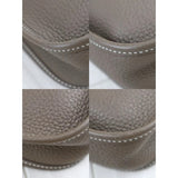 Hermes W25082901 Mini Evelyn 16 Shoulder Bag Etoupe Gray D Stamp Made In 2019 Year (Very Good Condition)