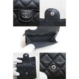 Chanel V25090905 Caviar Skin Black Wallet Made In 2020-2021 (Very Good Condition)