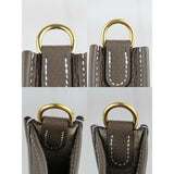 Hermes W25082901 Mini Evelyn 16 Shoulder Bag Etoupe Gray D Stamp Made In 2019 Year (Very Good Condition)