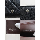Chanel V25090905 Caviar Skin Black Wallet Made In 2020-2021 (Very Good Condition)