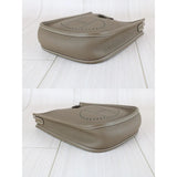 Hermes Mini Evelyn 16 Shoulder Bag Etoupe Gray D Stamp Made In 2019 Year W25092604 (Very Good Condition)