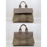 Hermes 25102004 Valparaiso Canvas Milk Tea Brown with Pouch PM (Good Condition)