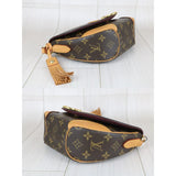 Louis Vuitton Monogram Saint Cloud Rivet Tassel Shoulder Bag X25081813 (Good Condition)