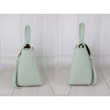Celine X25091404 Leather Calf Belt Nano Handbag Shoulder Bag Sage Green (Very Good Condition)