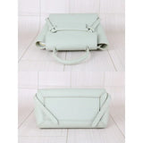 Celine X25091404 Leather Calf Belt Nano Handbag Shoulder Bag Sage Green (Very Good Condition)