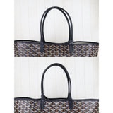 Goyard S25092809 Saint-Louis PM Tote Bag Black (Very Good Condition)