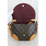 Louis Vuitton Monogram Saint Cloud Rivet Tassel Shoulder Bag X25081813 (Good Condition)