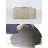 Fendi H25090809 Zucca Mamma Baguette Gold Hardware Beige (Good Condition)