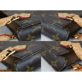 Louis Vuitton X25091401 Monogram Petit Sac Plat Mini Tote Bag (Very Good Condition)