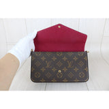 Louis Vuitton S25090504 LV Monogram Pochette Felicie (Excellent Condition)