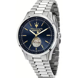 Maserati Sorpasso Open Heart Blue Dial Stainless Steel Watch R8823124002