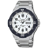 Casio Watch for Men's Silver Stainless Steel Strap 100m Analog MRW-200HD-7BVDF-P
