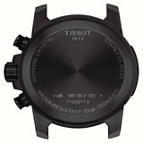 Tissot Supersport Chrono Basketball Edition Black Gradient Dial Leather Strap Watch T1256173608100