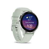 Garmin Venu 3S Silver Stainless Steel Bezel with Sage Gray Case GM-010-02785-51