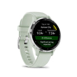 Garmin Venu 3S Silver Stainless Steel Bezel with Sage Gray Case GM-010-02785-51