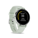 Garmin Venu 3S Silver Stainless Steel Bezel with Sage Gray Case GM-010-02785-51