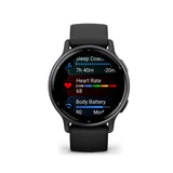 Garmin Vivoactive 5 Digital Black Silicone Strap Unisex Smartwatch GM-010-02862-50
