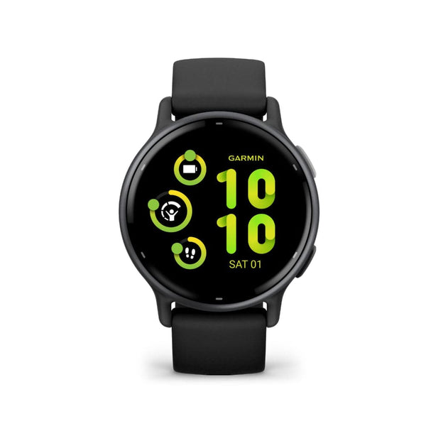 Garmin Vivoactive 5 Digital Black Silicone Strap Unisex Smartwatch GM-010-02862-50