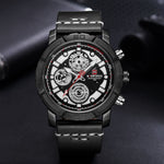 NAVIFORCE ANALOG NF9139 B/W/B QUARTZ MEN'S WATCH - H2 Hub Watches
