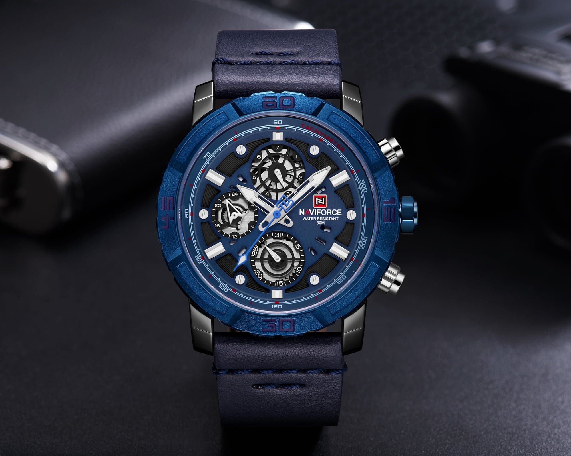 NAVIFORCE ANALOG NF9139 B/BE/BE QUARTZ MEN'S WATCH - H2 Hub Watches