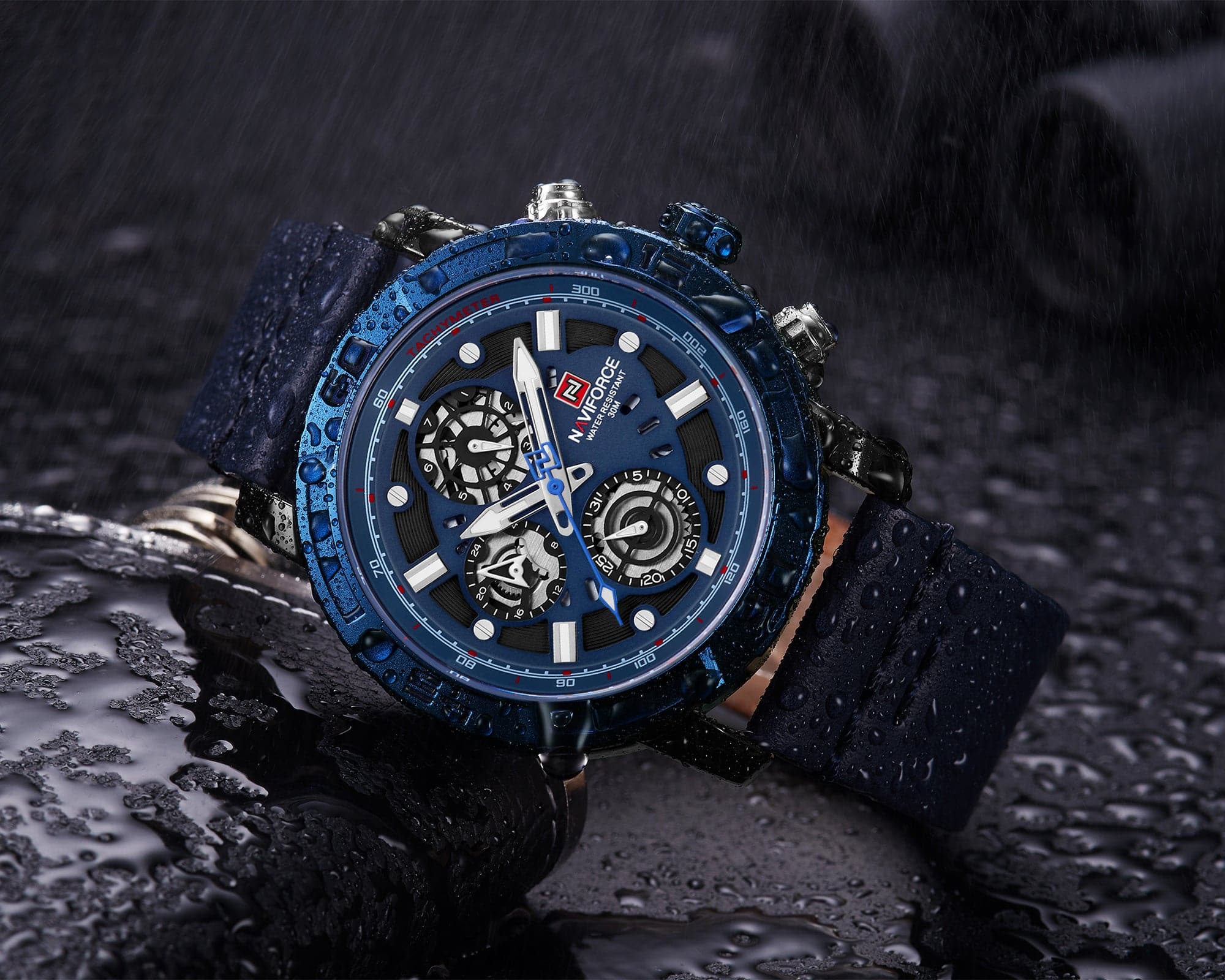 NAVIFORCE ANALOG NF9139 B/BE/BE QUARTZ MEN'S WATCH - H2 Hub Watches