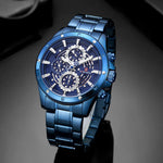 NAVIFORCE CHRONOGRAPH NF9149 BE/W/BE MEN'S WATCH - H2 Hub Watches