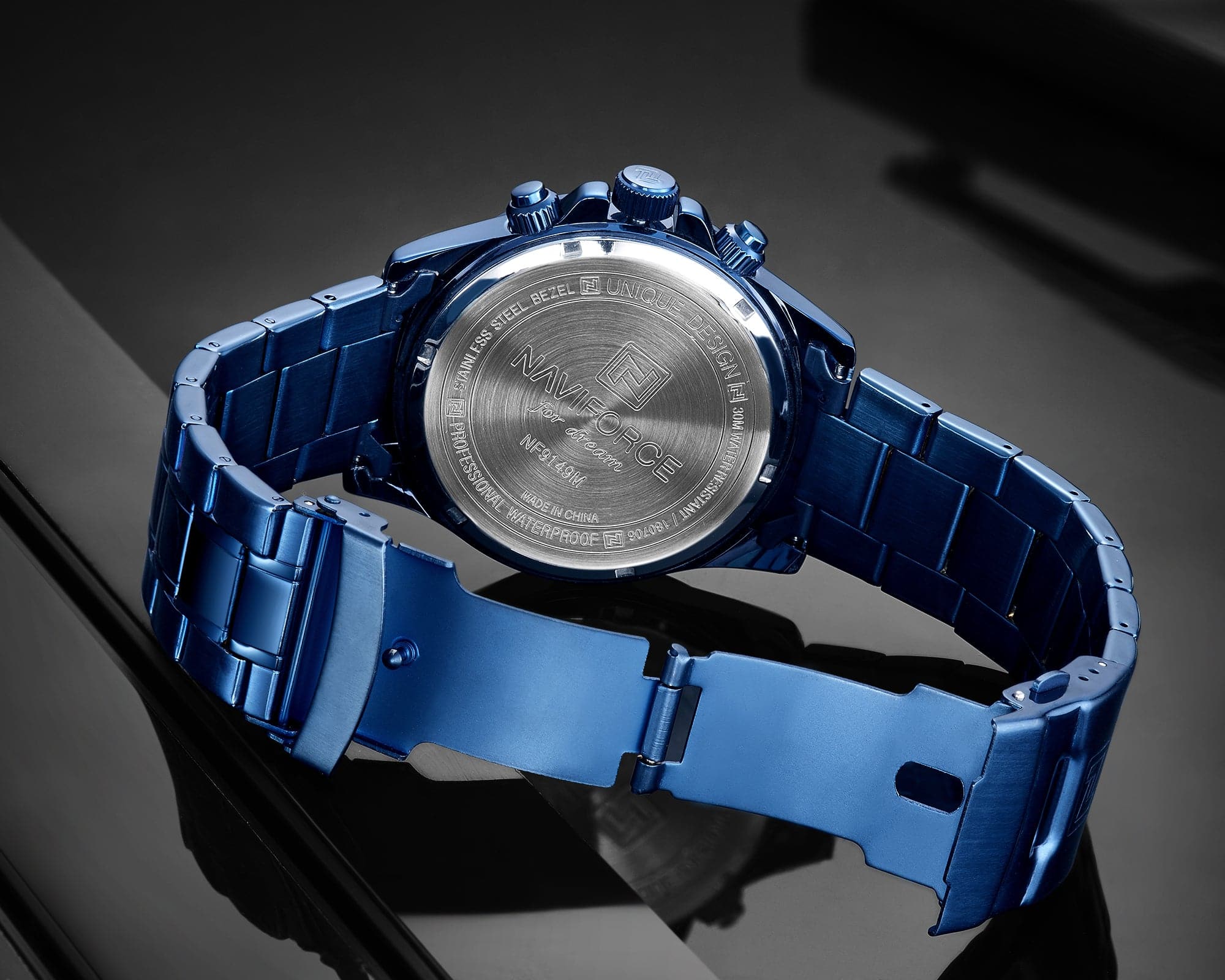 NAVIFORCE CHRONOGRAPH NF9149 BE/W/BE MEN'S WATCH - H2 Hub Watches