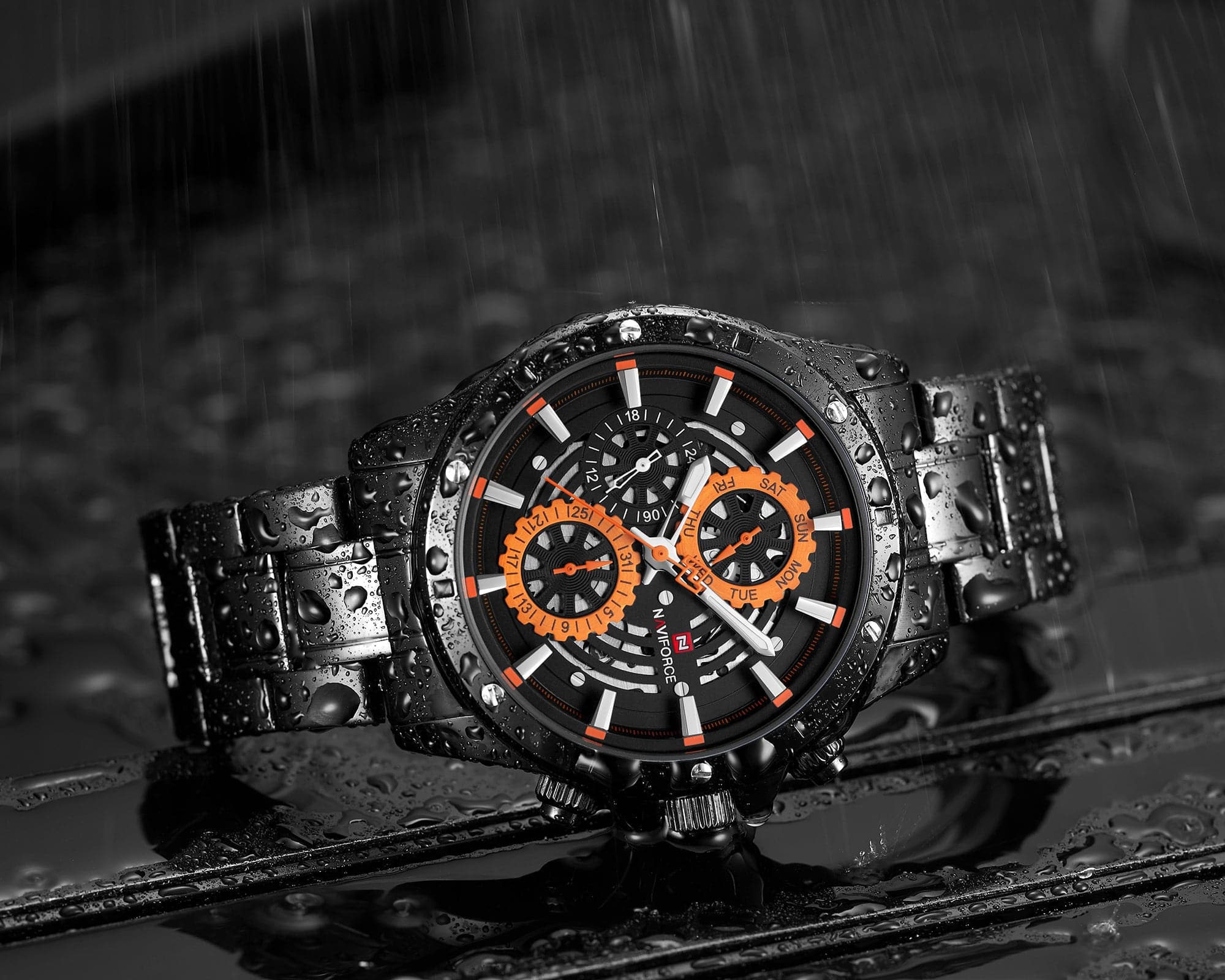 NAVIFORCE CHRONOGRAPH NF9149 B/O/B MEN'S WATCH - H2 Hub Watches
