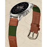 FOSSIL FTW4068 BROWN LEATHER MEN  SMARTWATCH