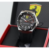 FERRARI ASPIRE 0830529 BLACK SILICONE STRAP MEN'S WATCH