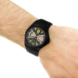 FERRARI SCUDERIA 0830538 BLACK SILICONE STRAP MEN'S WATCH