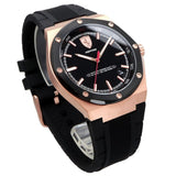 FERRARI ASPIRE 0830553 BLACK SILICONE STRAP MEN'S WATCH
