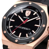 FERRARI ASPIRE 0830553 BLACK SILICONE STRAP MEN'S WATCH