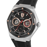 FERRARI ASPIRE 0830556 BLACK SILICONE STRAP MEN'S WATCH