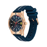 FERRARI SCUDERIA 0830810 REV-UP BLUE SILICONE STRAP MEN'S WATCH