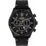 FERRARI PILOTA EVO 0830823 BLACK LEATHER MEN WATCH