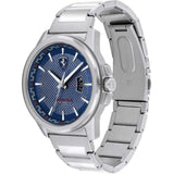 Ferrari Scuderia Blue Dial Silver Stainless Steel Strap Men Watch 0830835