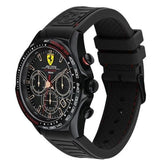 FERRARI SCUDERIA 0830839 PILOTA EVO BLACK STRAP MEN'S WATCH