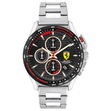 Ferrari Scuderia 0830852 Pilota Evo Turbo Silver Men's Watch