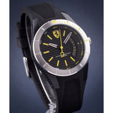 Ferrari Scuderia Redrev Black Silicone Strap Men's Watch 0840015