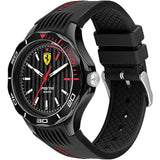 FERRARI SCUDERIA PISTA 0840038 BLACK SILICONE MEN'S WATCH