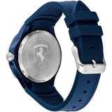 FERRARI SCUDERIA PISTA 0840039 BLUE SILICONE STRAP MEN'S WATCH