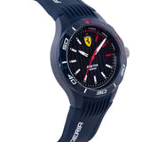 FERRARI SCUDERIA PISTA 0840039 BLUE SILICONE STRAP MEN'S WATCH