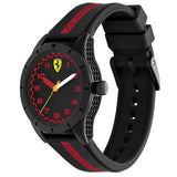 FERRARI RED REV 0860017 BLACK SILICONE KID'S WATCH