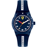 FERRARI SCUDERIA 0860019 BLUE SILICONE KIDS WATCH