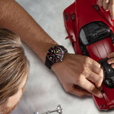 FERRARI SCUDERIA 0870047 PISTA RESIN STRAP COUPLE WATCH