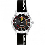 FERRARI SCUDERIA 0870053 BLACK SILICONE KIDS WATCH