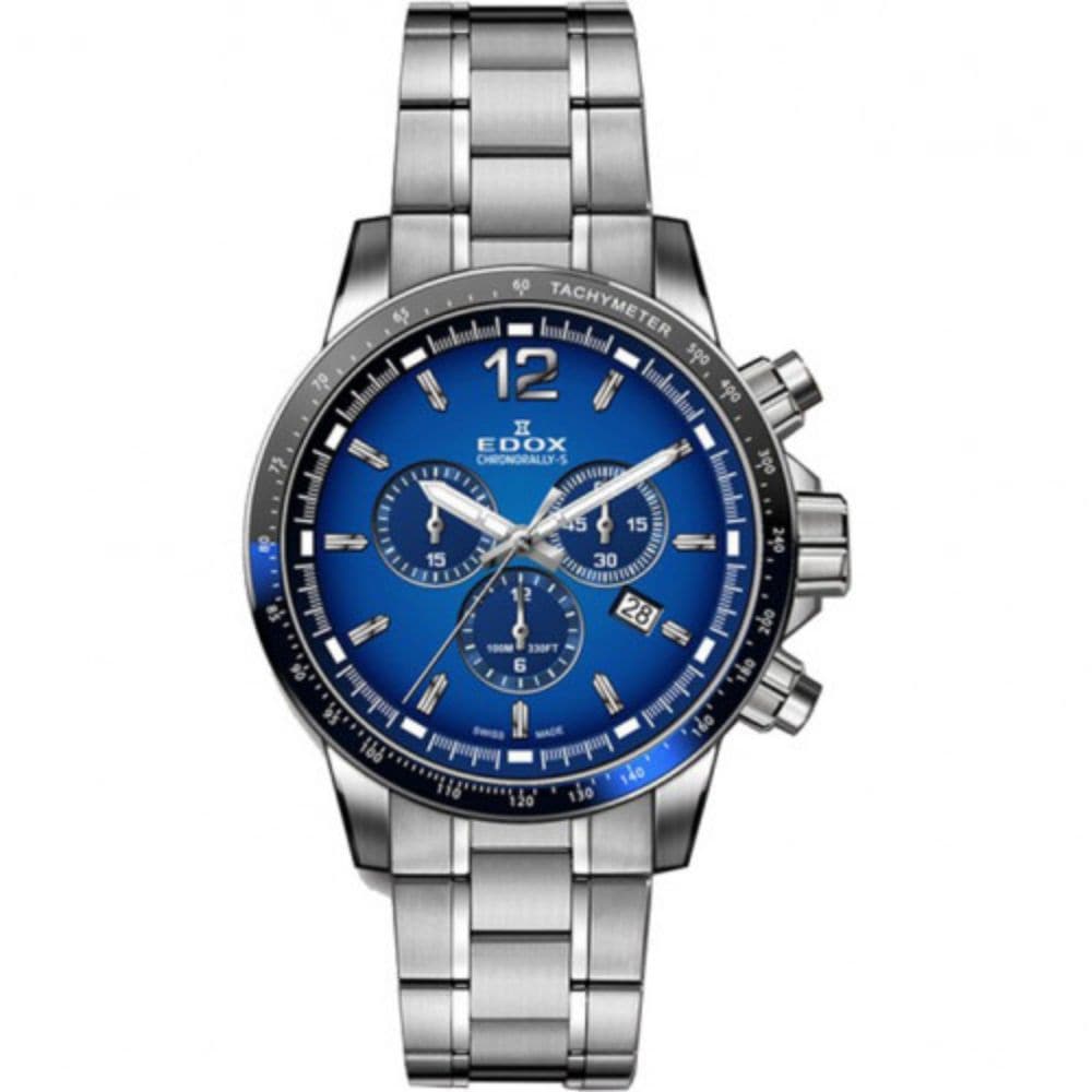 EDOX CHRONORALLY-S BLUE DIAL ED10229-3NBUM-BUIN MEN'S WATCH - H2 Hub Watches