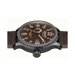 INGERSOLL DISCOVERY THE APSLEY AUTOMATIC GREY STAINLESS STEEL 102803 BROWN NYLON STRAP MEN'S WATCH - H2 Hub Watches